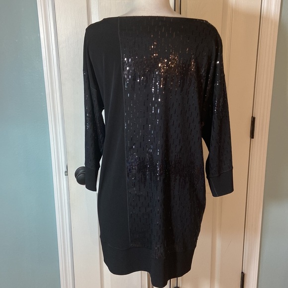 Like new Eva Varro | Black dressy tunic top - Picture 6 of 10